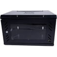 thumbnail image 7 of 6U Wall Mount Enclosure Rack Network Server Data Cabinet Glass Door Key Locking with Cooling Fan Blac, 7 of 7