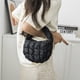 thumbnail image 4 of Bolsas De Hombro Bolsos de hombro acolchados para mujer Cloud Mini Bag Bolso Cross Bag Tote (Negro), 4 of 6