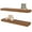 Oak, variant on Jouetondream 24X6 White Floating Shelves for Wall, Wood Hanging Shelves up to 20lbs for Bedroom, Bathroom, Kitchen(Set of 2)