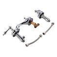 thumbnail image 6 of Chrome Bathroom Sink Faucet 8 in. Widespread Solid Brass Bathroom Faucets w/Sink Drain and Supply Lines| Renovators Supply, 6 of 8