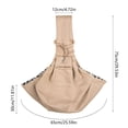 thumbnail image 3 of cpengpj Extra Large Pet Backpack, Polyester Travel Shoulder Bag for Cats and Dogs, 3 of 9