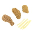 thumbnail image 5 of Simulation Chicken Leg French Fries Fried Chicken Leg Model Simulation Chicken Wings Keychain Food Play Pendant Chicken Rice Flower Chicken Nugget Cross-border - style：New style fried chicken legs；, 5 of 5