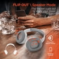 thumbnail image 4 of Auriculares inalámbricos 2 en 1 con altavoz HyperGear Flip White, 4 of 9