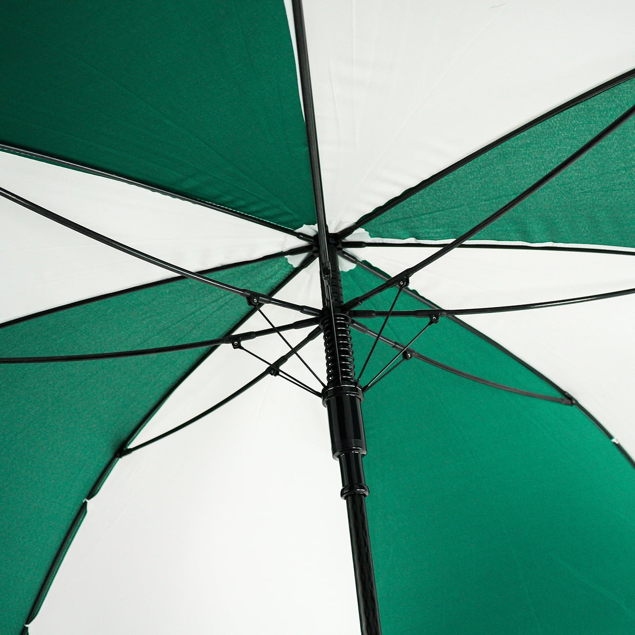 JP Lann Player Supreme Golf Umbrella 62" Green / White Single Canopy