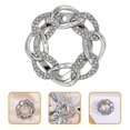 thumbnail image 3 of Scarf Ring Buckle Silk Scarf Clasp Clip Clothing Wrap Holder Clothing Decoration, 3 of 4