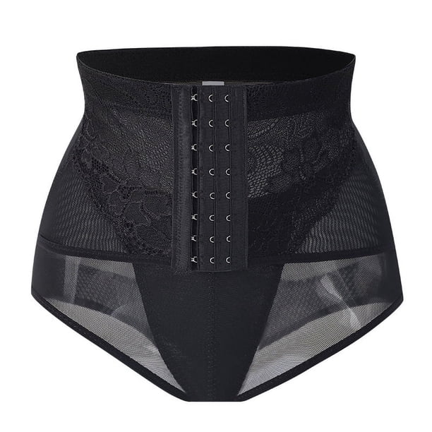 Braguitas moldeadoras de cintura media para el abdomen, ropa interior moldeadora de cuerpo y cadera, pantalones moldeadores de cadera de malla de plástico para posparto