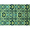thumbnail image 1 of Ahgly Company Indoor Rectangle Abstract Light Blue Modern Area Rugs, 8' x 10', 1 of 4