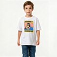 thumbnail image 2 of Boys Graphic T-Shirt Funny Monkey Business Kids Tees 100% Cotton Short Sleeve Tops Ages 4-13Y, 2 of 4