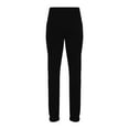 thumbnail image 4 of Yaoyar Mens Casual Cotton Linen Pant Elastic Waist Drawstring Yoga Jogger Pants(Black,3XL), 4 of 5