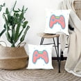 thumbnail image 5 of LALILO Throw Pillow Covers Controller Game Joystick Digital Flat Cushion Cover 18" x 18", 2 Pack, 5 of 6