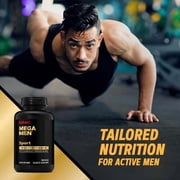 Mega Men Sport Multivitamin Caplets, Clinically Proven to Feel Better, For Athletic Performance Nutrition, Muscle Function, Antioxidants, B Vitamins, 90 Count