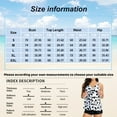 thumbnail image 3 of Swimsuit Coveruporsf Women,Summer Women 2 Piece V Neck Floral Print Swimsuit And Shorts Swimwear Bathing Beach Sexy Bikini Suits,Swim Suits for Women 2024(Size:L), 3 of 7