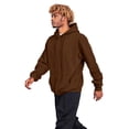 thumbnail image 2 of Nestiefly Mens Cotton Hooded Fashion Long Sleeve Hoodies Casual Drawstring with Pockets Pullover Sweatshirt for Men 2026 Coffee 2XL, 2 of 7