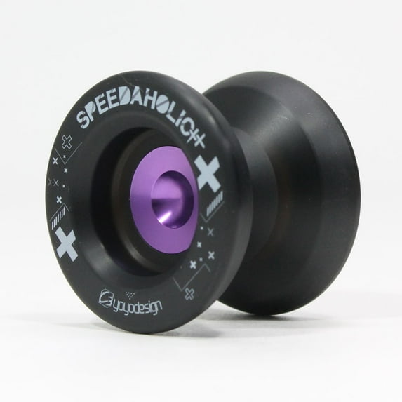 C3yoyodesign Speedaholic XX Yo-Yo - Polycarbonate Plastic Beginner YoYo (Black)