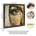 thumbnail image 2 of Painted Eye On Reclaimed Wood Wooden Sign Wall Plaque - Vintage Art Decoration, Wall Decoration - Ideal Gift For Home Decoration, Living Room, Bathroom, Bedroom, Garden, Dining, Bar, Cafe, Festival, 2 of 7