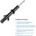 thumbnail image 3 of ECCPP Shock Absorbers Kit 4pcs for 2003-2008 Mazda 6 Front and Rear, 3 of 5