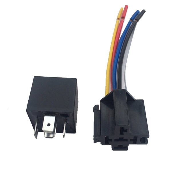 12V 40A AMP 5 SPDT del coche camión parada automotor automóvil con 5 Pin Socket 5 alambres pa Carevas Relé