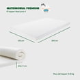thumbnail image 4 of Colchoneta Cubre Colchon Topper 5cm Matrimonial blanco, 4 of 9
