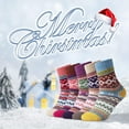 thumbnail image 6 of JIANFANG Boot Socks for Women Winter Solid Thick Warm Socks Cozy Crew Socks Christmas Gift, 6 of 6