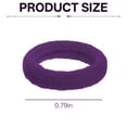 thumbnail image 2 of TELOLY 200Pcs Hair Ties Korean Version Toddler Hair Ties Color Scrunchies, Purple Series, 2 of 7