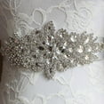 thumbnail image 1 of Wedding Ribbons Bridal Belt Dress Prom sashes Evening party Crystal Sashes Evening Party Handmade Rhinestones Waistband, 1 of 9