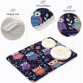 thumbnail image 3 of FREEAMG Dish Drying Mat Cute Owls Absorbent Microfiber Kitchen Dish Mat Super Absorbent Dish Drainer Mat for Kitchen Counter 18" x 24", 3 of 7