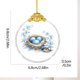 thumbnail image 2 of Colgante de Pascua Dorado 2D Plano para Decoración de Fiestas, Colgante de Cristal, Relleno de Cesta de Pascua, Regalo para Niños, 2 of 4