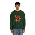 thumbnail image 4 of Life Be Lifeing Unisex Heavy Blend™ Crewneck Sweatshirt Sweater, 4 of 7