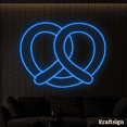 thumbnail image 2 of Craftnamesign The Pretzel Bakery Neon Sign, Bakery Shop Sign, Kitchen Art, 2 of 4
