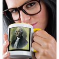 thumbnail image 2 of 3drose, George Washington by the Victor Animatograph Co., 11oz Two-tone Yellow Mug, 2 of 6