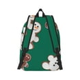thumbnail image 2 of Honeii Gingerbread Snowman Cookies Print Canvas College Laptop Backpack, Durable Rucksack Travel Notebook Bag School Backpack Book Bag for Men Women-Medium, 2 of 7