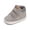 Grey, variant on PFWOWB Baby Boys Girls High-Top Sneakers Double Hook-and-Loop First Walker Shoes with Soft Sole (Grey,5.5)