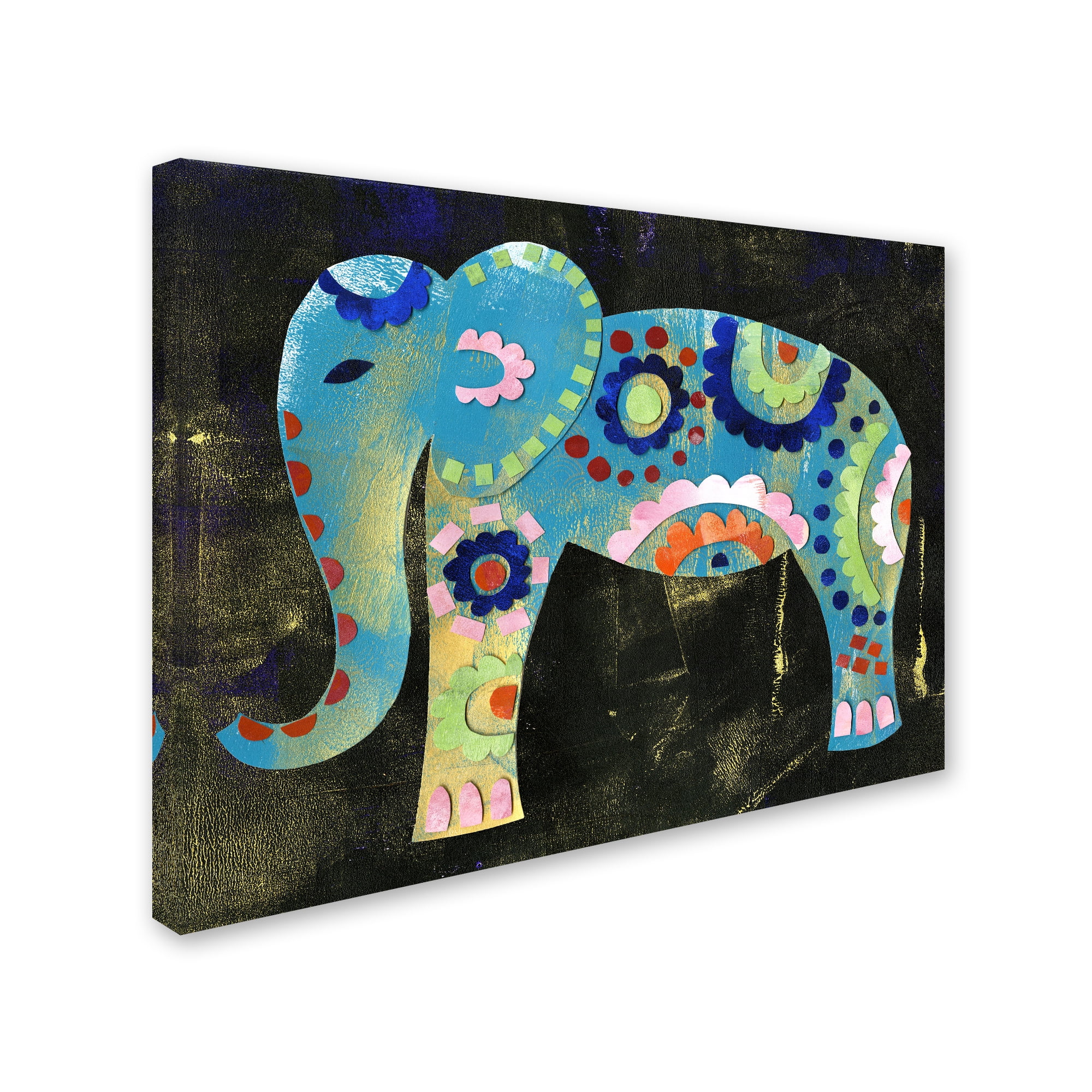 Trademark Fine Art 'Boho Elephant 3' Canvas Art by Summer Tali Hilty