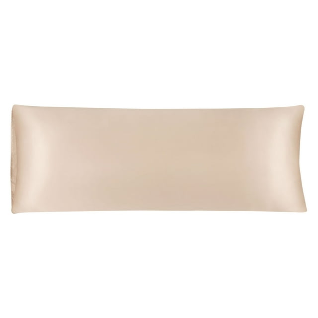 Unique Bargains Taie d'Oreiller en Satin de Luxe Rafraîchissante Anti-Rides Longue Taie d'Oreiller Soyeuse