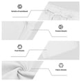 thumbnail image 6 of Mens Linen 2 Piece Set Short Sleeve Retro Medieval Viking Lace Up Henley Pirate Shirt and Shorts Summer Distressed Vacation Outfits White, 6 of 8