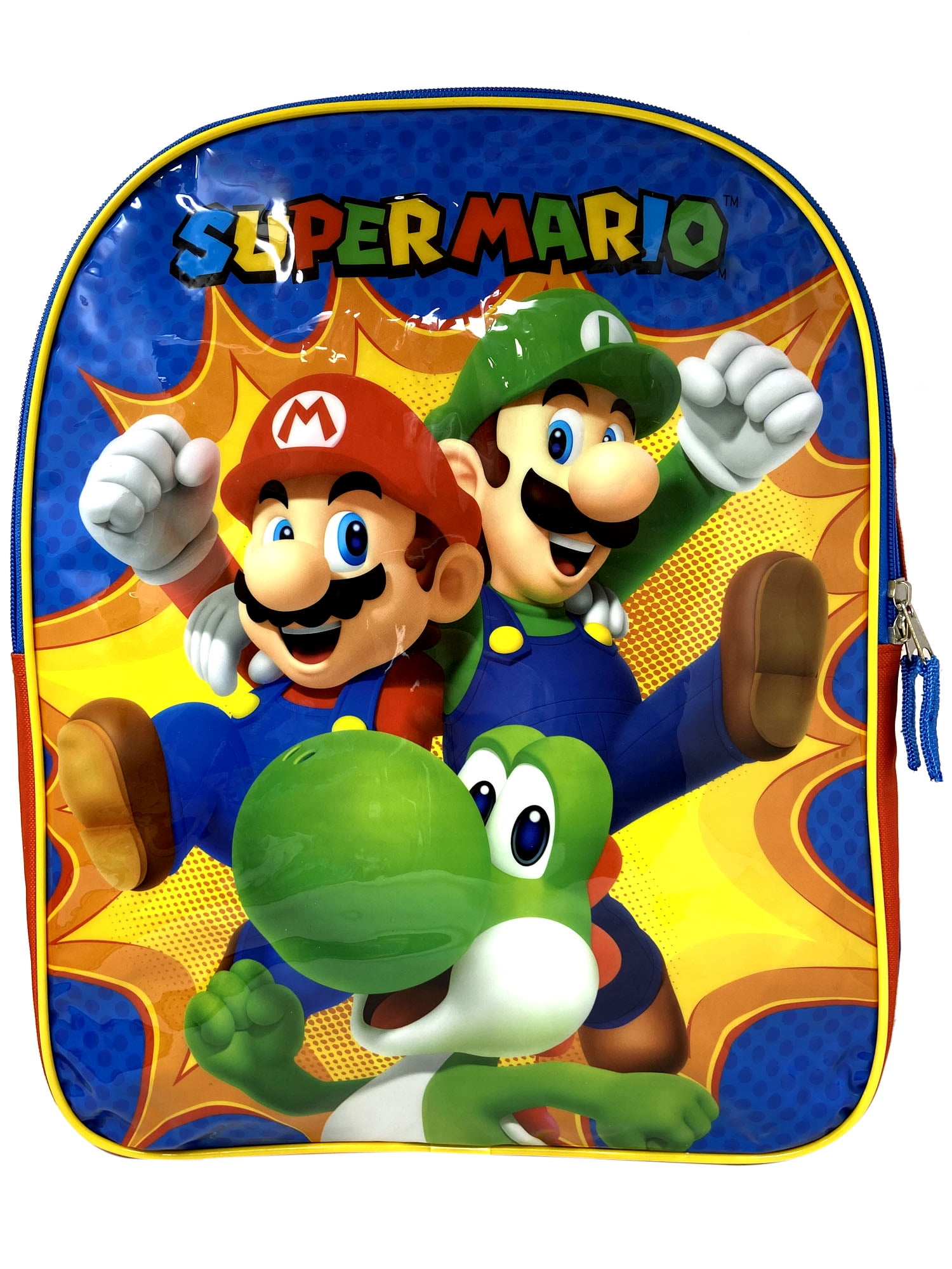 3D Super Mario Bro Student Backpack Unisex School Bag Children Kids Shoulder Bag 
