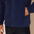 thumbnail image 3 of Chaqueta polar Amazon Essentials con cierre completo para hombre Navy XS, 3 of 7