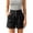 Black, variant on Tqcoqu Women's High Waist Pleated Button Front Shorts,Casual Summer Beach Lounge Shorts with Side Pockets,Army Green Women's S-XXL