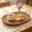 L, variant on Woven Baskets Serving Trays with Handles, Plastic Wicker Bread Baskets, Oval Platters for Fruit, Vegetables, Breakfast, Snacks, Dining Coffee Table, 3 Sizes