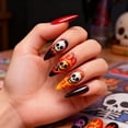 thumbnail image 6 of 3pcs Cartoon Nail Stamping Plates Spooky Vial Nail Art Templates Gothic Style Stainless Steel Image Plate Art Stencils with Tool, 6 of 9