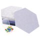 thumbnail image 5 of EeaseMX 8 tableros de fieltro hexagonales para pared, para fotos y notas., 5 of 7