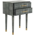 thumbnail image 6 of Safavieh Couture Nour Glam Resin and Metal End Table, Black, 6 of 9