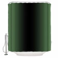 thumbnail image 2 of Green Black Ombre Waterproof Fabric Shower Curtain, Modern Gradient Abstract Art Shower Curtain for Bathroom Curtains Bathtubs Hotel Washable Shower Curtains with 12 Hooks Long 72x78in, 2 of 6