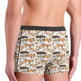 thumbnail image 4 of Men's Boxer Briefs, Shiba Inu Dog Soft Comfy Mens Underwear Boxer Briefs Breathable With Widen Waist, 4 of 7