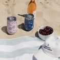 thumbnail image 5 of TAL 16oz Stainless Steel Wine Tumbler with Straw, Black Shimmer, 5 of 9