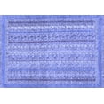 thumbnail image 1 of Ahgly Company Indoor Rectangle Oriental Blue Modern Area Rugs, 5' x 7', 1 of 4