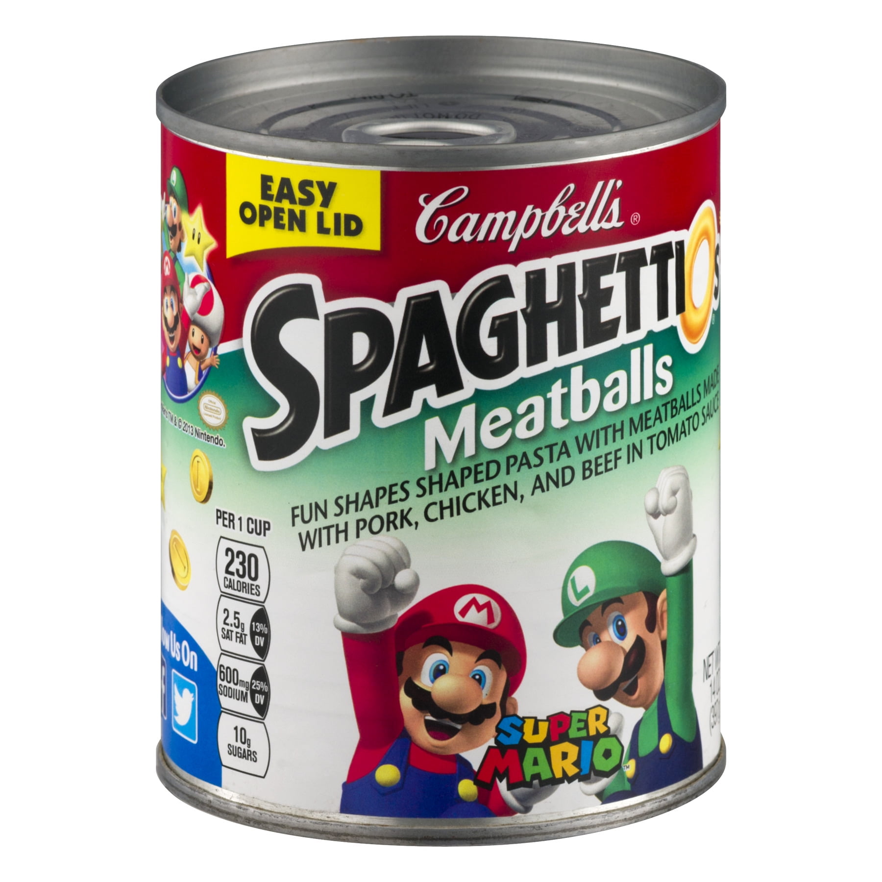 Campbell's SpaghettiO's Meatballs Super Mario