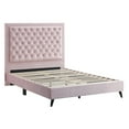 thumbnail image 3 of Alba Pink Queen Panel Bed, 3 of 5