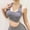 Gray, variant on Women's Racerback Sports Bras High Impact/Medium Support Activewear Fitness Workout Yoga Tank Tops L