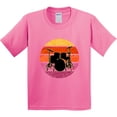 thumbnail image 3 of Inktastic Drummer Musician Retro Vintage Youth T-Shirt, 3 of 5